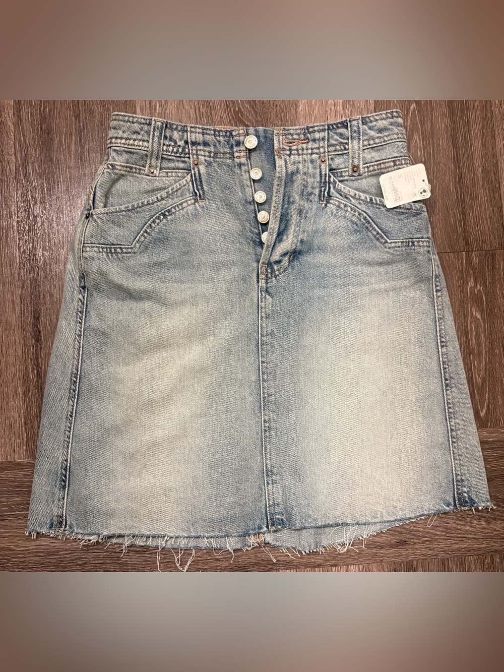 Free People We The Free Suzy Denim Midi Skirt Size 26 New With Tag’s
